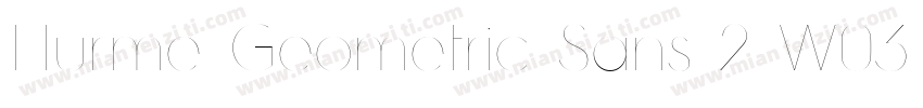 Hurme Geometric Sans 2 W03 Rg字体转换